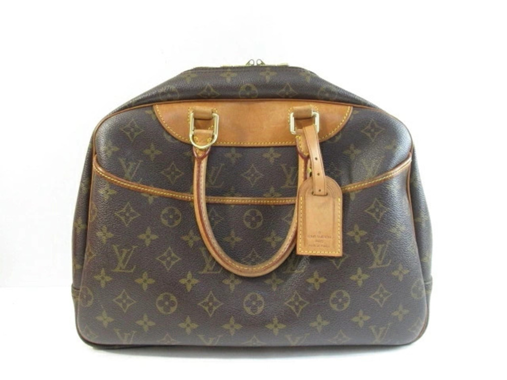 Louis Vuitton Bag Monogram Handbag Deauville Brown